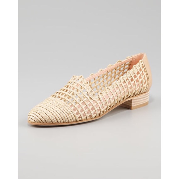 Stuart Weitzman Shoes - Stuart Weitzman Intermez Flat Woven Twine Loafer